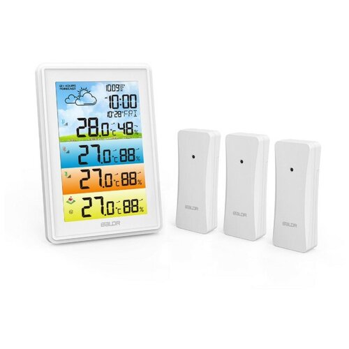 BALDR B0360WST4H4PR беспроводная метеостанция с тремя внешними датчиками белый 455000₽