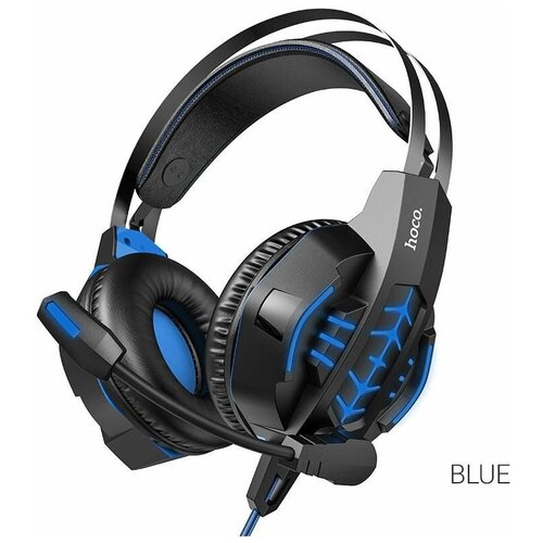 HOCO W102 Синие наушники для ПК 35 ммUSB 203000₽