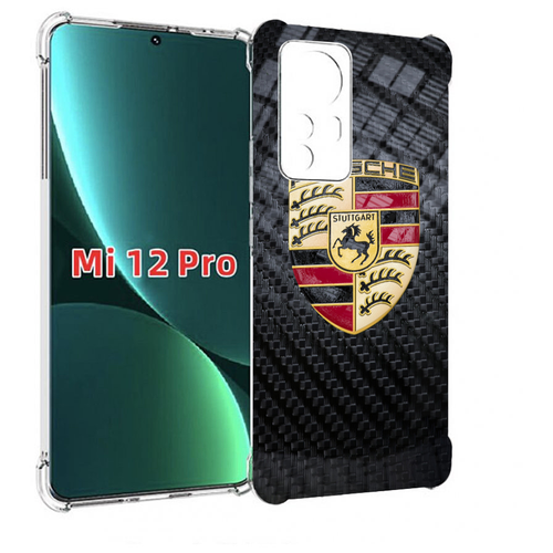 Чехол MyPads порше porsche 3 мужской для Xiaomi 12S Pro задняя-панель-накладка-бампер