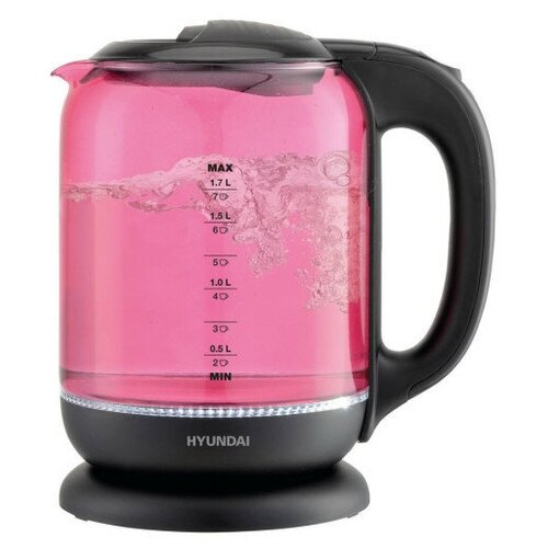 Чайник Hyundai HYK-G4808 малиновыйчерный 213800₽