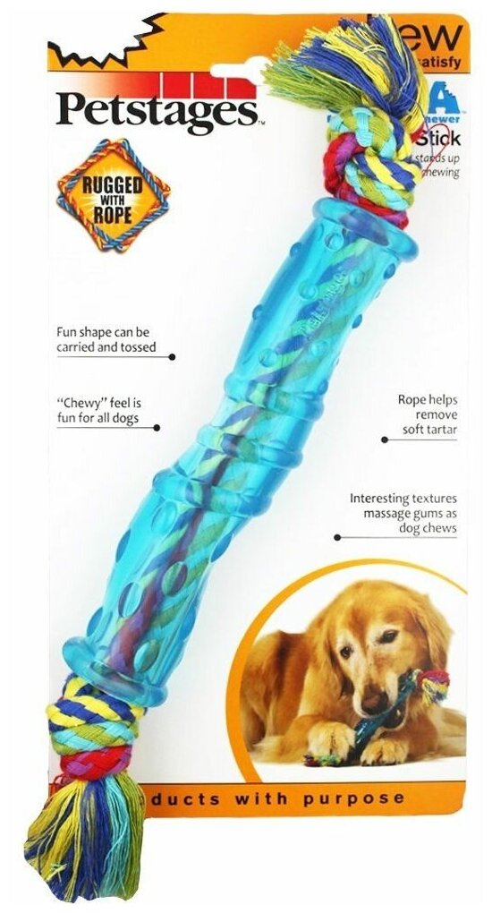 Petstages игрушка для собак "орка палочка" 25 см средняя - фотография № 11