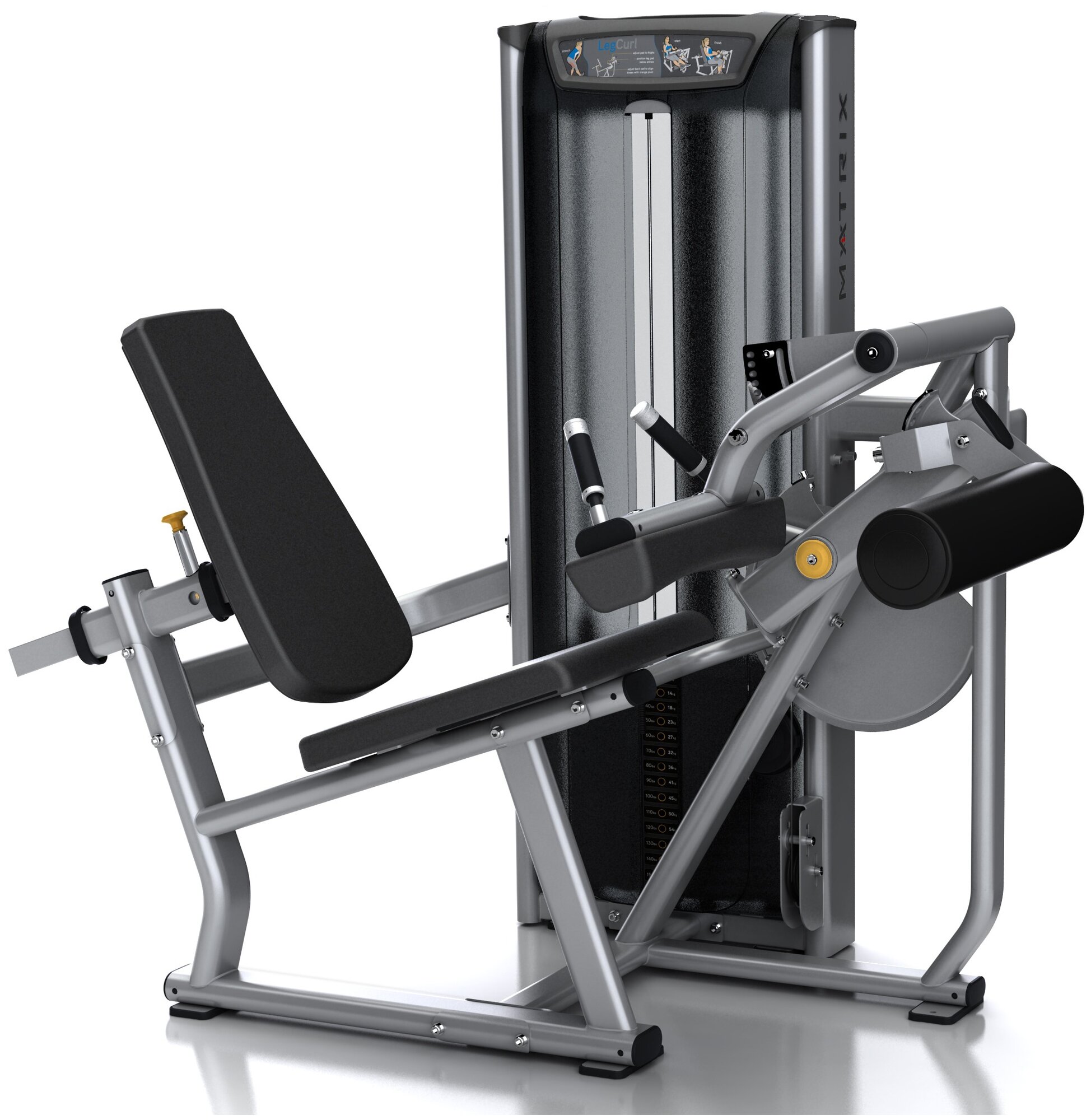 Сгибание ног сидя (тяжелый стек) MATRIX VERSA VS-S72H Iced Silver