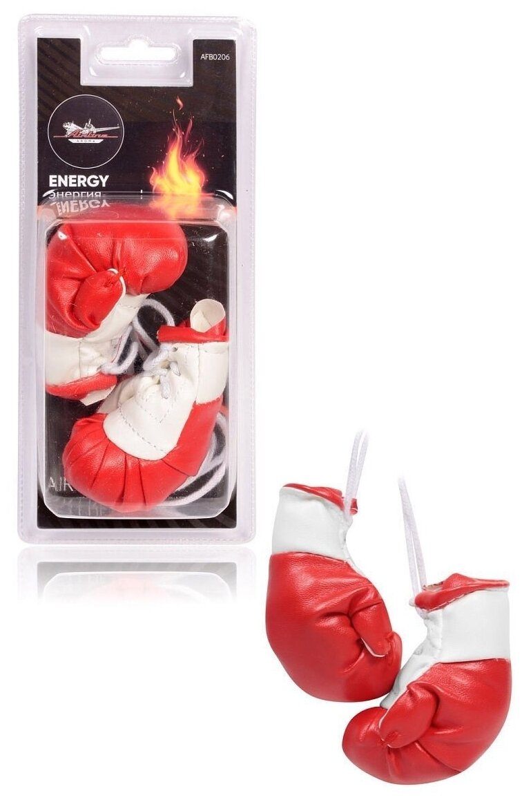 фото AIRLINE AFB0206 Ароматизатор подвесной "Боксерские перчатки" energy