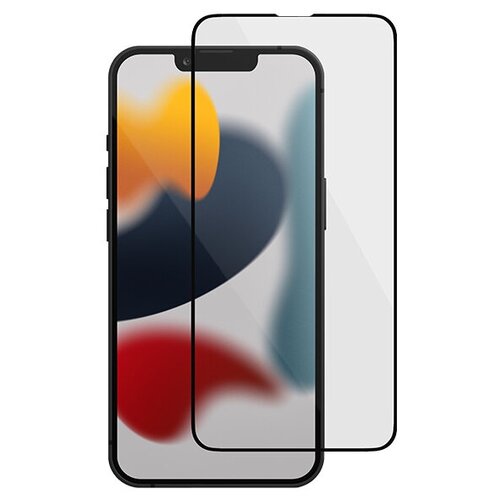 Защитное стекло ROCKET Air Cover 2.5D для iPhone 13 / 13Pro, чёрная рамка, 0,3мм