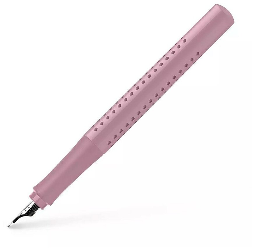 Перьевая ручка Faber Castell Ручка перьевая Faber-Castell Grip 2010, перо M, дымчато-розовый