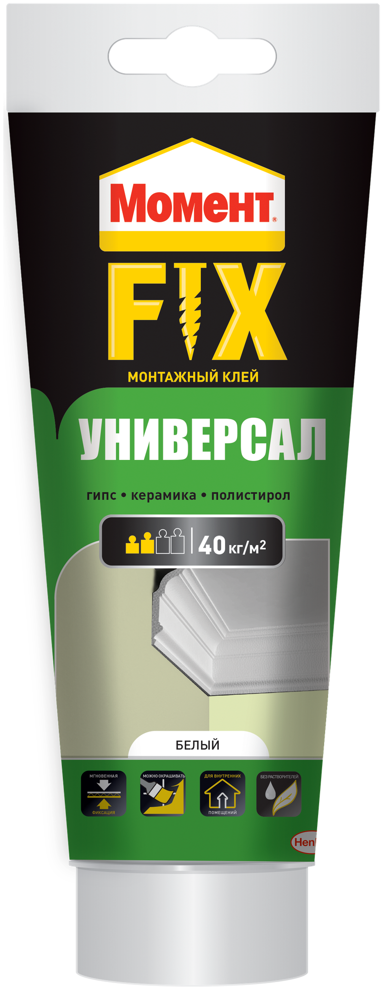 Клей монтажный Момент FIX Универсал, туба, 250 г 2353532 - фотография № 3