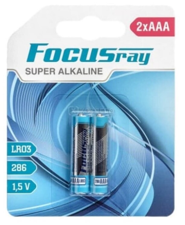Батарейка FOCUSray Super Alkaline ААА, 2 шт