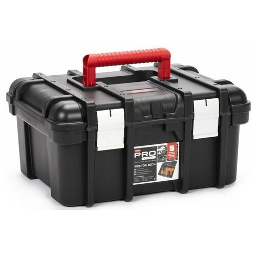 Ящик для инструментов Keter Wide Tool box 16 ML (17191708) electrician tools tool box garage accessories truck shockproof case tool box set multifunctional suitcase caja herramientas box