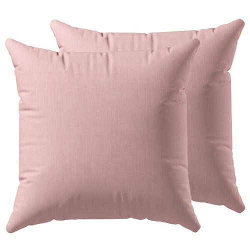 Набор наволочек LOVEME 70х70 см 2 шт., цвет розовый (Desert rose), меланж