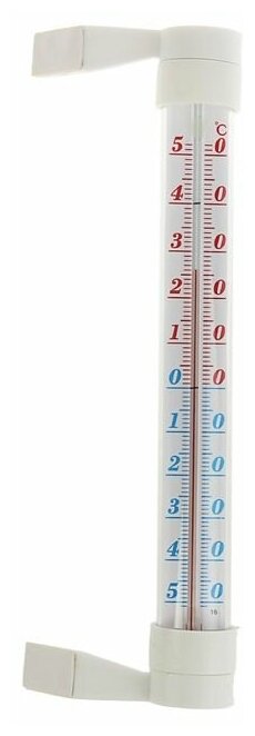 Термометр оконный "Престиж", от -50°С до +50°С, на "липучке", упаковка пакет