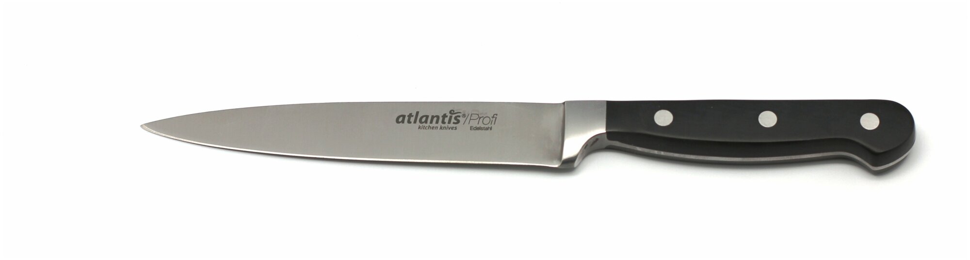 Нож для нарезки  Atlantis   16 5см  черный  24112 SK