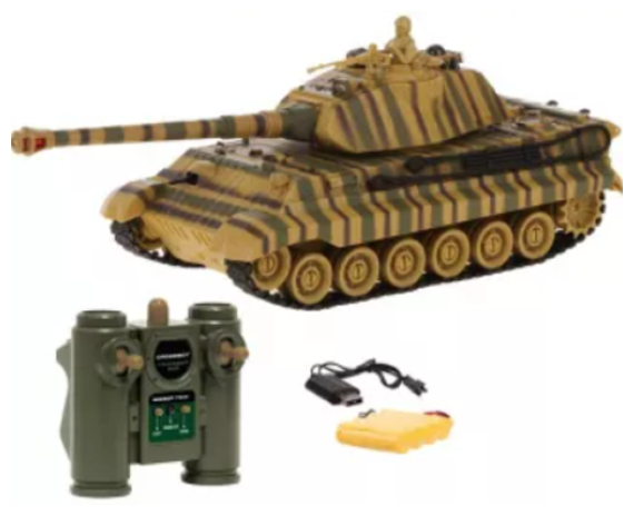 Танк на радиоуправлении Crossbot 870628 KING TIGER Германия 1:24