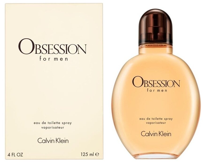 Calvin Klein, Obsession For Men, 125 мл, туалетная вода мужская