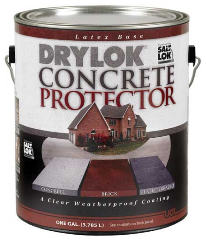 DRYLOK CONCRETE PROTECTOR Защитно-декоративная лак-пропитка на латексной основе с силиконовой смолой 378 л.