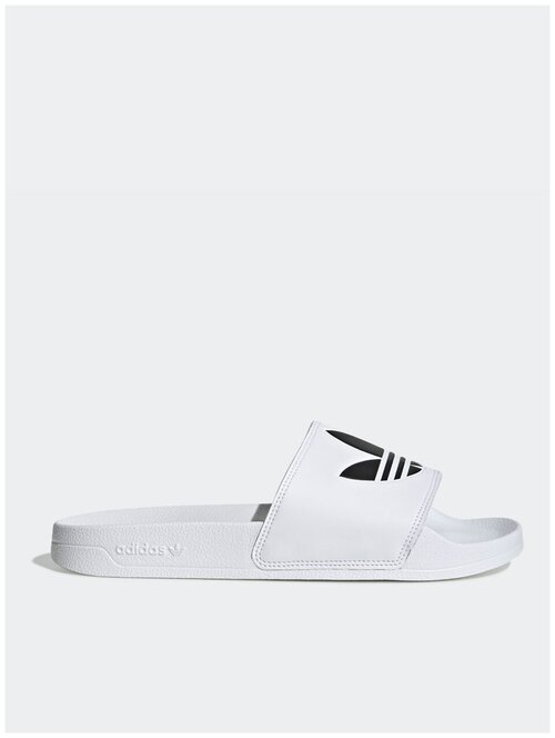 Шлепанцы adidas Originals Adilette lite, искусственная кожа, размер 7 UK, белый