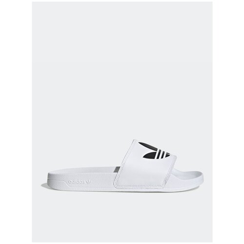 Шлепанцы adidas Originals Adilette lite, размер 8 UK, белый шлепанцы adidas originals искусственная кожа размер 8 uk черный