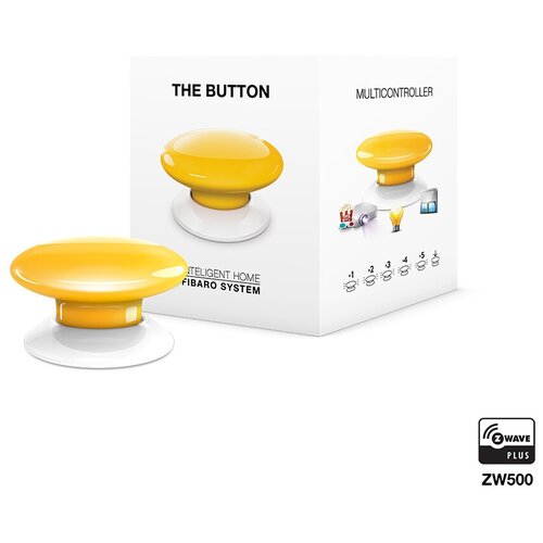 Fibaro Кнопка FIBARO The Button желтая 619000₽