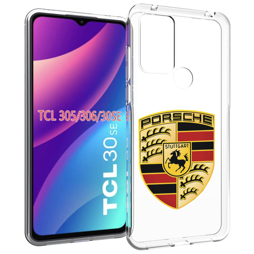 Чехол MyPads porsche-порш-5 мужской для TCL 30SE / TCL 305 / TCL 306 / TCL 30E задняя-панель-накладка-бампер чехол mypads порш мужской для tcl 30 tcl 30 5g tcl 30 plus задняя панель накладка бампер