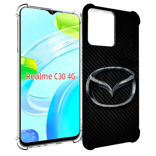 Чехол MyPads mazda мазда 1 женский для Realme C30 4G / Narzo 50i Prime задняя-панель-накладка-бампер чехол mypads порш porsche 1 для realme c30 4g narzo 50i prime задняя панель накладка бампер