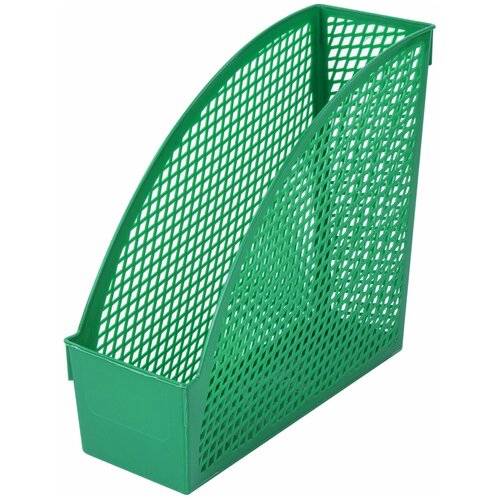 Комплект 3 шт. Лоток вертикальный для бумаг STAFF Profit, 270х100х250 мм, сетчатый, полипропилен, зеленый, 237254