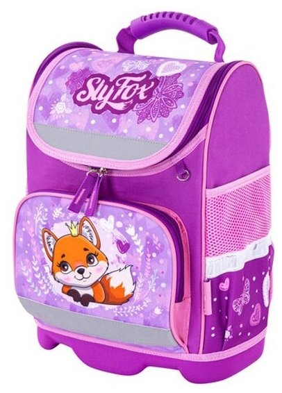 Ранец Юнландия 270585 WISE Sly fox 37x29х15 см