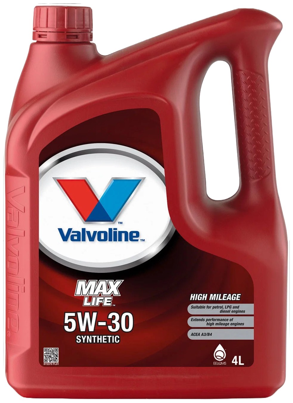 Моторное масло Valvoline MaxLife 5W30 4л