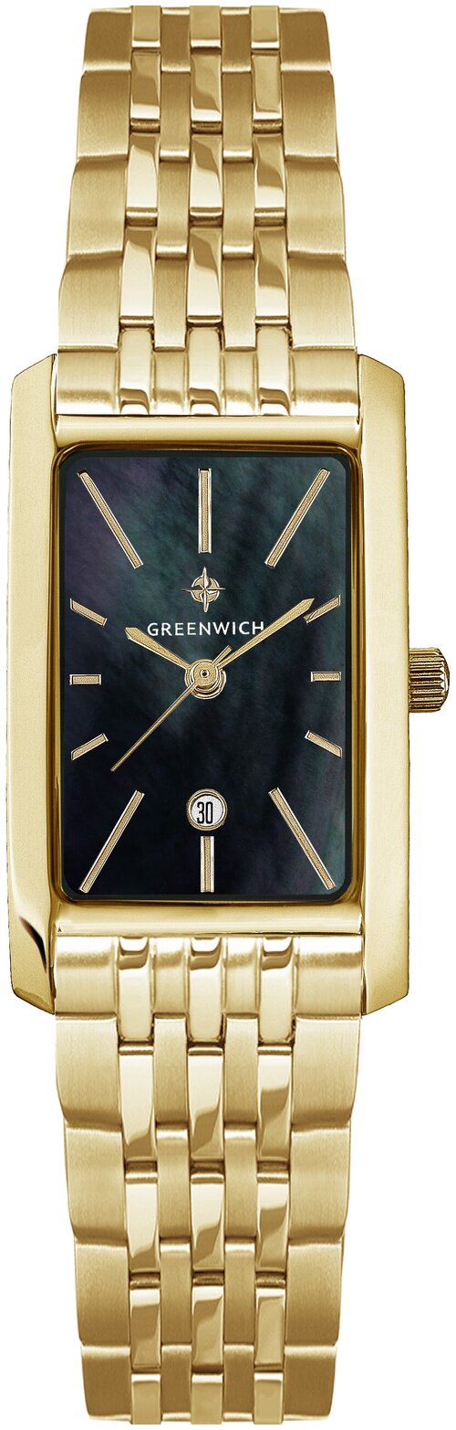 Наручные часы GREENWICH Greenwich, желтый, золотой