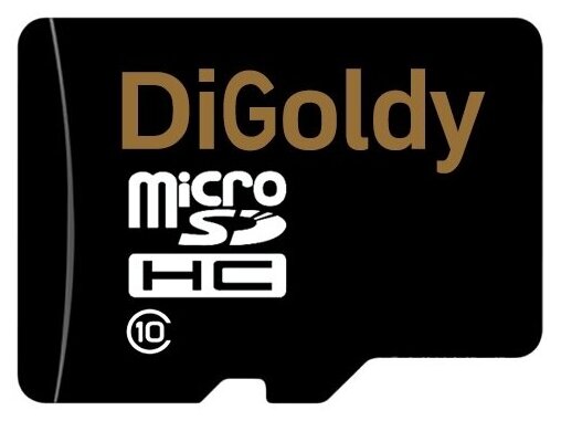 Карта памяти 16GB DiGoldy microSDHC Class 10 + SD адаптер - фото №6