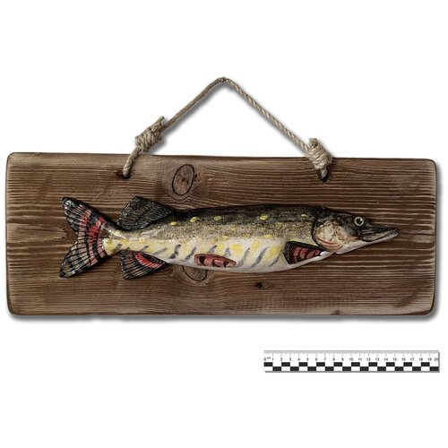 Керамическая статуэтка щуки