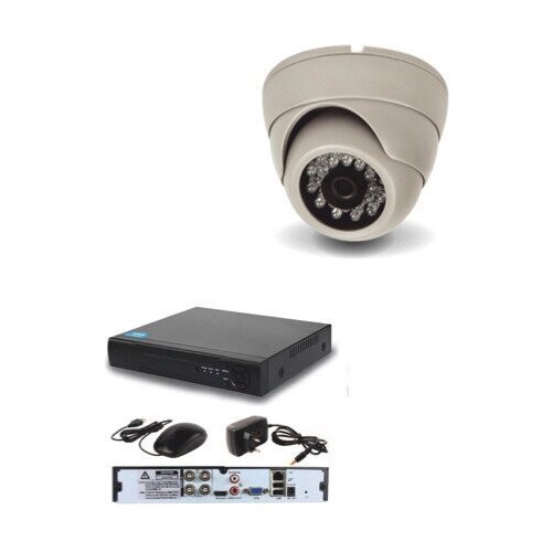 Готовый AHD комплект видеонаблюдения на 1 внутреннюю камеру 5мП с ИК подсветкой до 20м