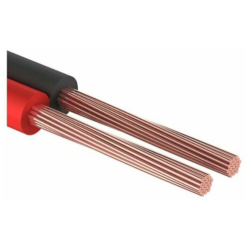 Кабель акустический 2х250 мм красно-черный м бухта 5 м REXANT 656₽