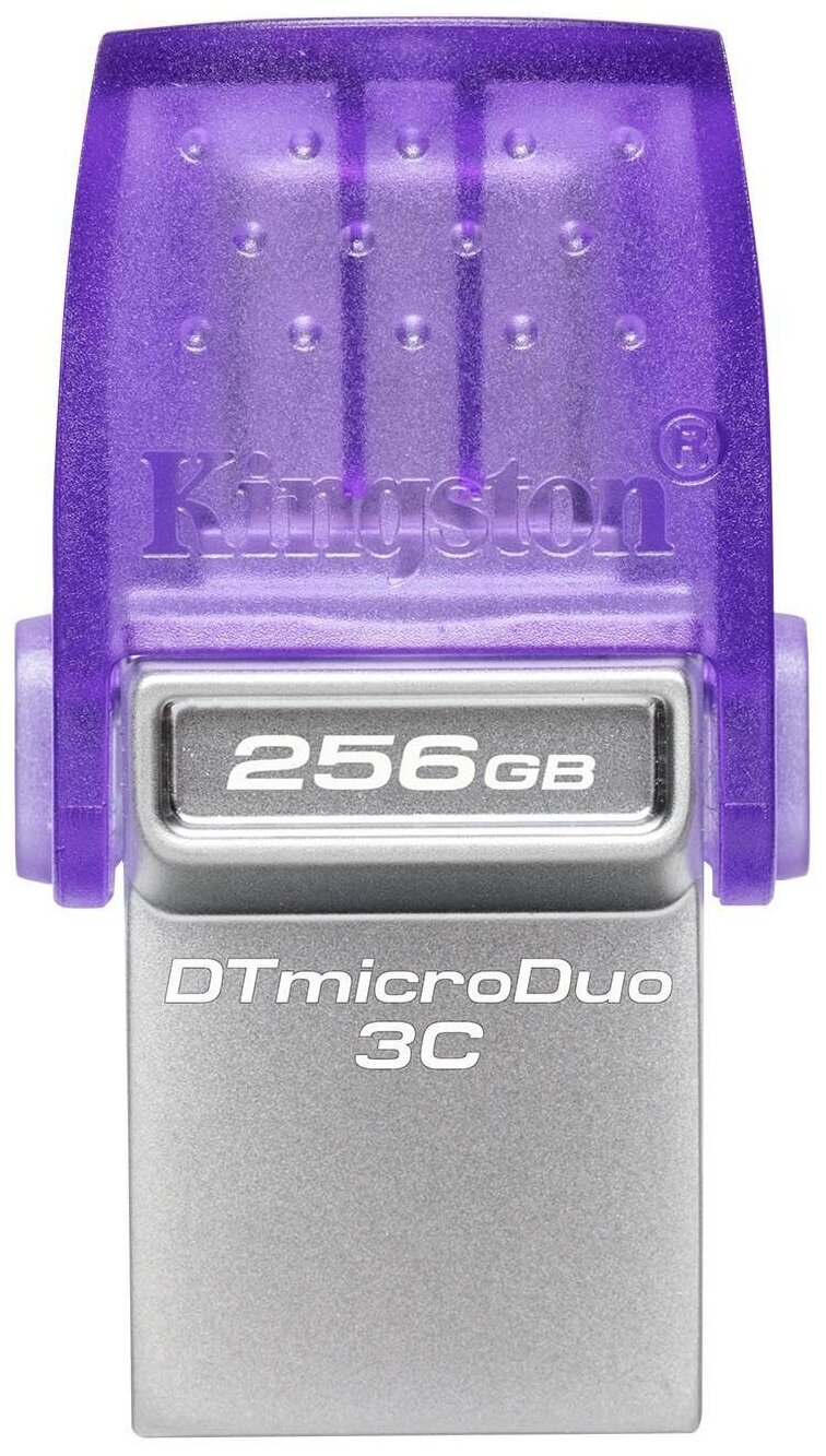 USB-накопитель Kingston DataTraveler microDuo 3C G3 256GB USB 3.2 Gen 1 Purple