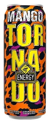 Энергетический напиток Tornado Energy Mango, 0.45 л