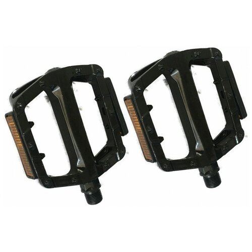 фото Педали vp969sdu алюминиевые на пром. и du подшипниках, ось 9/16", черные, инд.уп. vinca sport