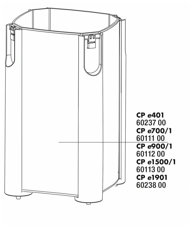 [282.6011200] JBL CP e90x filter canister - Канистра внешнего фильтра, 282.6011200 (1 шт) - фотография № 3