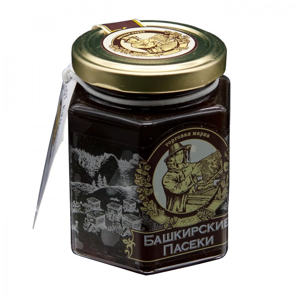 Башкирские Пасеки Гречишный мёд «Сотка», 250 г - фотография № 2