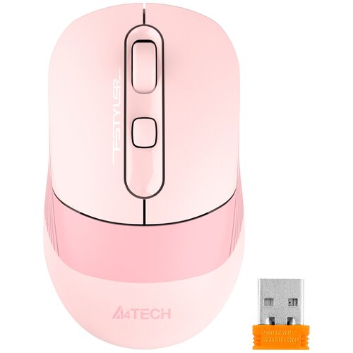 Беспроводная мышь A4Tech Fstyler FB10C, розовый мышь a4tech fstyler fb10c оптическая беспроводная белый серый