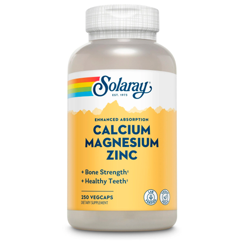 Solaray Calcium Magnesium Zinc (кальций, магний и цинк) 250 капсул