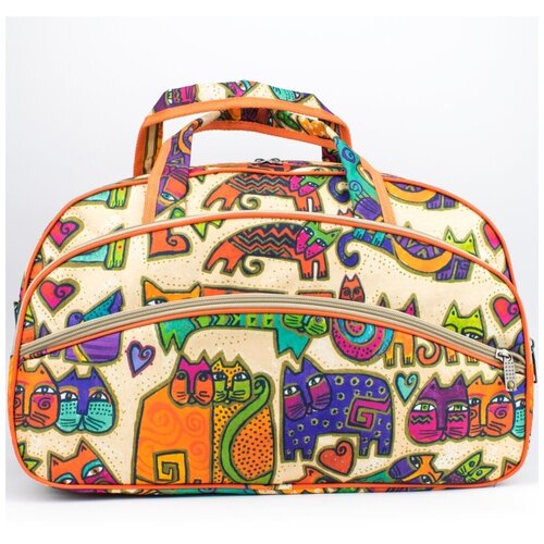 фото Сумка дорожная mane, мужская/женская, 31x48x24 см, светло-серый