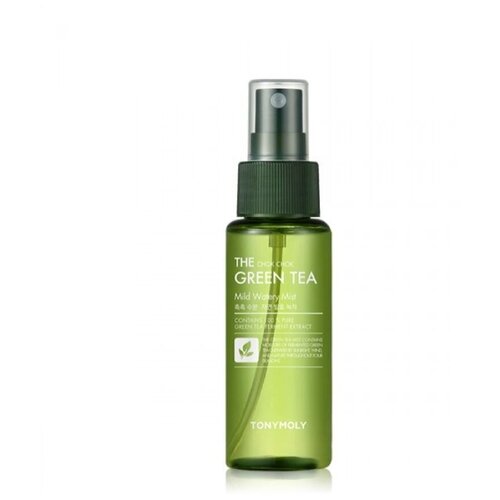 TONYMOLY THE CHOK CHOK GREEN TEA Mild Watery Micro Mist Увлажняющий мист для лица с экстрактом зеленого чая