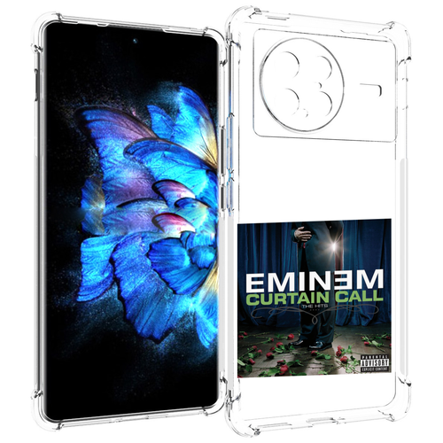 Чехол MyPads Eminem CURTAIN CALL, THE HITS для Vivo X Note 5G задняя-панель-накладка-бампер чехол mypads eminem curtain call the hits для xiaomi redmi note 11 4g глобальная версия задняя панель накладка бампер