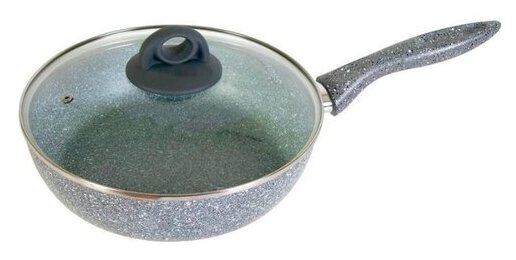 Сотейник Scovo Stone pan ST021, 24 см, с крышкой