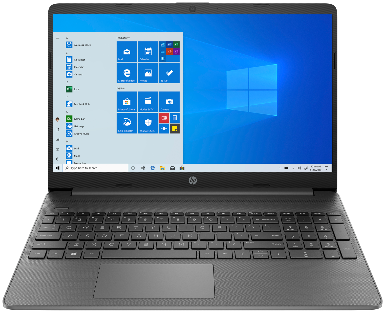 Ноутбук HP 15s-fq3023ur 3T774EA N4500/4GB/256GB SSD//noDVD/UHD graphics/15.6" FHD/cam/WiFi/Win11Home + RU kbd/chalkboard gray