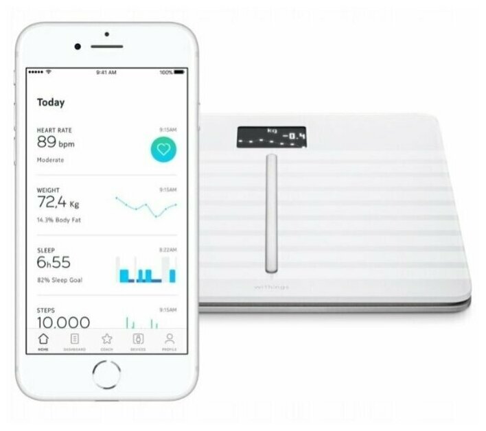 Умные весы Withings Body Cardio V.2 белые - фотография № 6