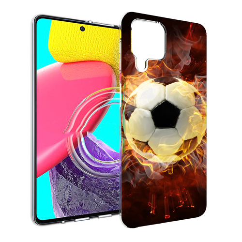 Чехол MyPads Огненный-мяч для Samsung Galaxy M53 (SM-M536) задняя-панель-накладка-бампер