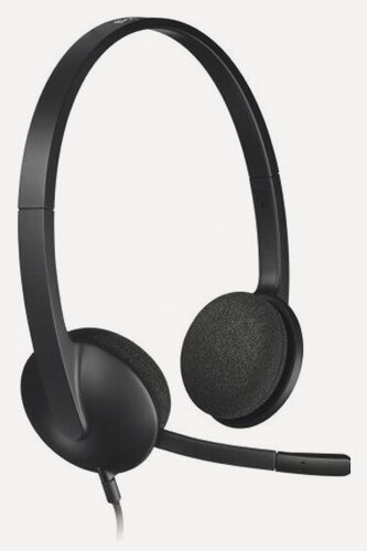 Изображение товара Гарнитура Logitech USB Headset H340, проводная (USB)