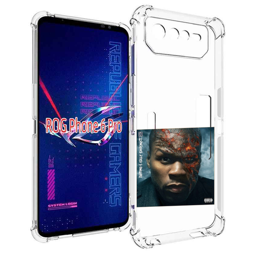 Чехол MyPads 50 Cent - Before I Self Destruct мужской для Asus ROG Phone 6 Pro задняя-панель-накладка-бампер