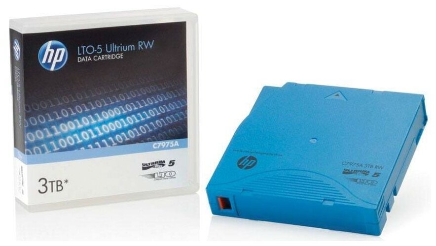 Ленточный носитель HP LTO-5 Ultrium 3TB RW Data Cartridge C7975A