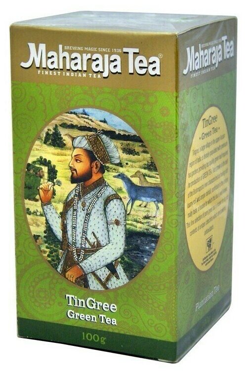Чай индийский зеленый Ассам "Тингри" Махараджа 100 г