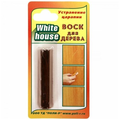 Восковый карандаш для дерева WHITE HOUSE цвет Венге темный 15г